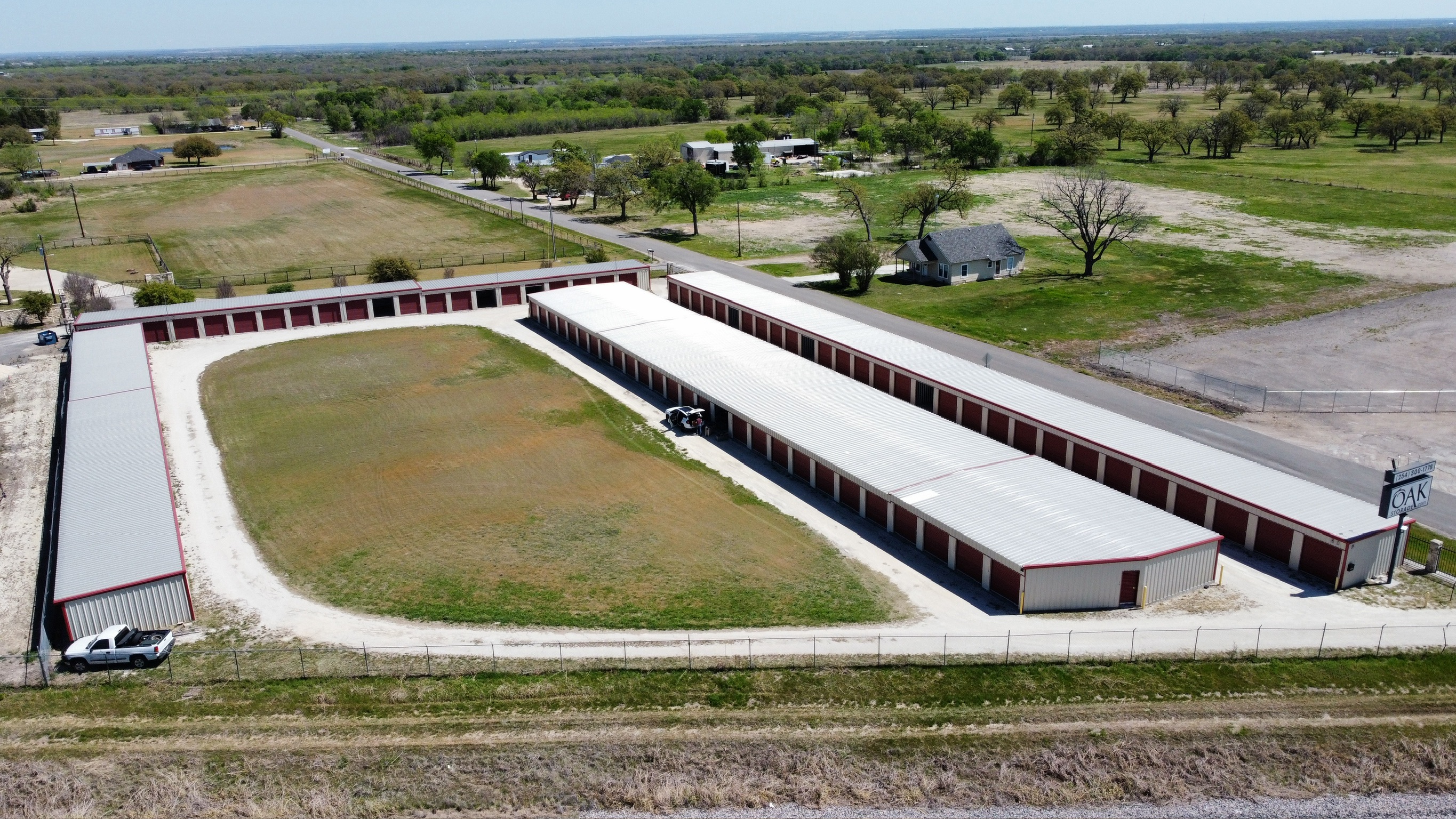 Oak Storage facility photo – oak storage drone shot